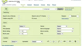 Opensubtitles screenshot