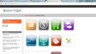 Opentaps screenshot