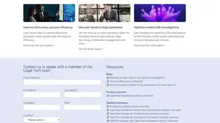 OpenText Axcelerate screenshot