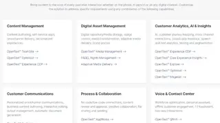 OpenText Experience Platform screenshot