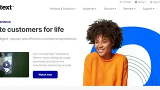 OpenText Experience Platform screenshot