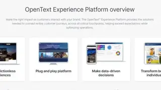 OpenText Experience Platform screenshot