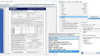 OpenText LiquidOffice screenshot