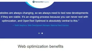 Opentext Optimost screenshot