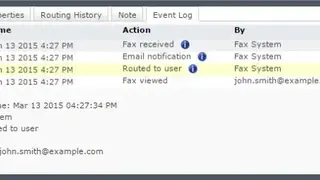OpenText XM Fax screenshot
