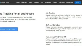 OpenTimeClock screenshot