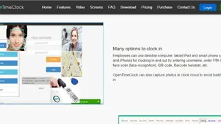 OpenTimeClock screenshot