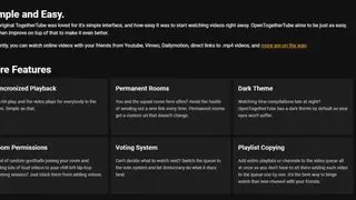 OpenTogetherTube screenshot