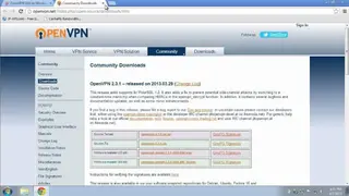 OpenVPN Gui screenshot