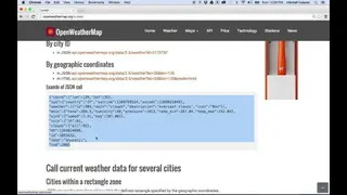 OpenWeatherMap screenshot