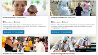 OpenWHO: Knowledge for Health Emergencies screenshot