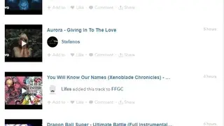Openwhyd screenshot