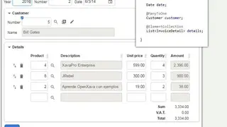 OpenXava screenshot