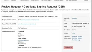 OpenXPKI screenshot