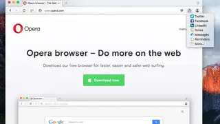 Opera Developer Browser screenshot