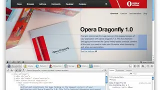 Opera Dragonfly screenshot