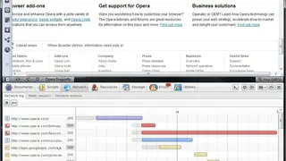Opera Dragonfly screenshot