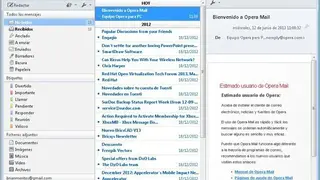 Opera Mail screenshot