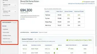 Optimizely screenshot