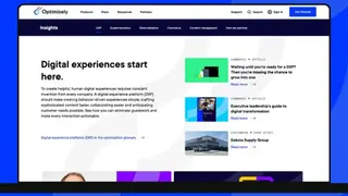 Optimizely Digital Experience Platform screenshot