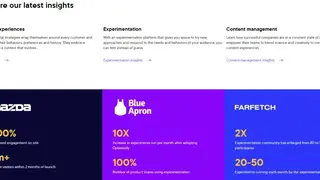 Optimizely Web Experimentation screenshot