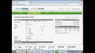OptionsXpress screenshot