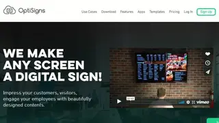 OptiSigns Digital Signage screenshot