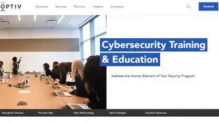 Optiv Cybersecurity Education screenshot