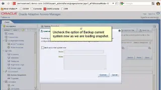 Oracle Adaptive Access Manager screenshot