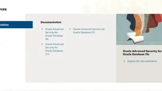 Oracle Advanced Security screenshot