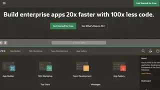 Oracle Application Express (APEX) screenshot