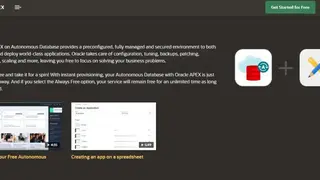Oracle Application Express (APEX) screenshot