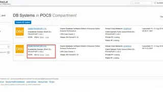 Oracle Bare Metal Servers screenshot