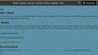 Oracle Business Process Management screenshot