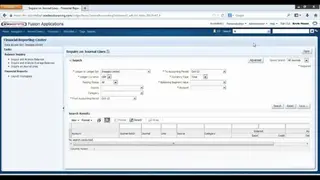 Oracle Cloud ERP screenshot