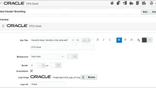 Oracle CPQ screenshot