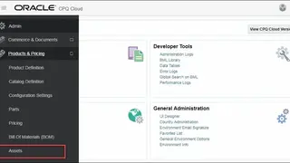 Oracle CPQ Cloud screenshot