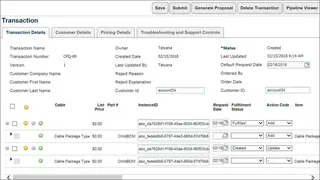 Oracle CPQ Cloud screenshot