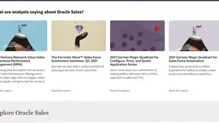 Oracle CX Sales screenshot