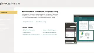 Oracle CX Sales screenshot