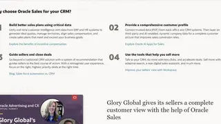 Oracle CX Sales screenshot