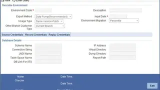 Oracle FLEXCUBE screenshot
