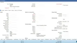 Oracle FLEXCUBE screenshot