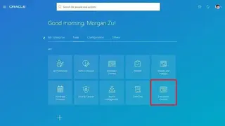 Oracle HCM Cloud screenshot
