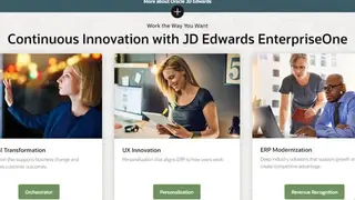 Oracle JD Edwards EnterpriseOne screenshot