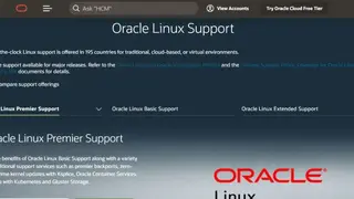 Oracle Linux screenshot