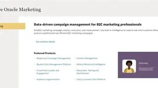Oracle Marketing screenshot