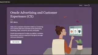 Oracle Marketing screenshot