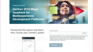 Oracle MXDP screenshot