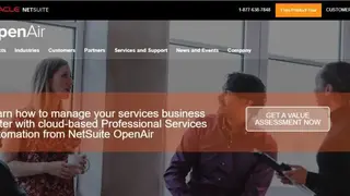 Oracle NetSuite OpenAir screenshot